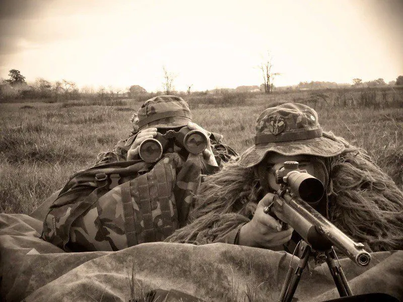 Equipo de tiradores especiales pertenecientes al Ejército Argentino. Imagen: Ejército Argentino.