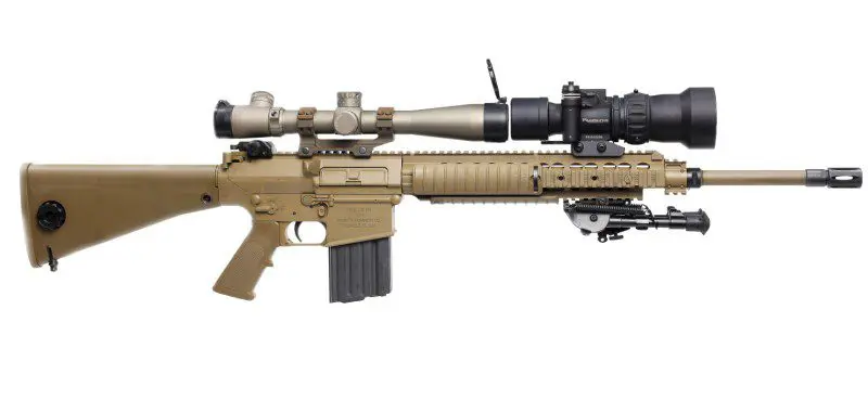 Fusil M-110 SASS de Knights Arms. Imagen: KA Inc.