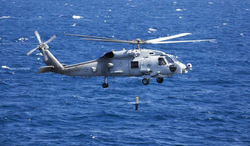Seahawk australiano durante ejercicio ASW DIPEX. Imagen: LSIS Sarah Williams - RAN