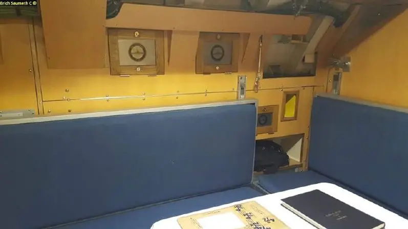 Camarote de oficial en  el U-206 Colombia.