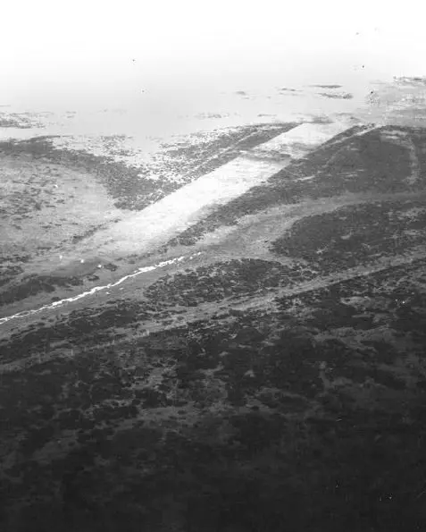 Dunnose Head airstrip. Imagen - RAF.