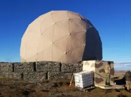 Radar RPA-170M instalado en Rio Grande.