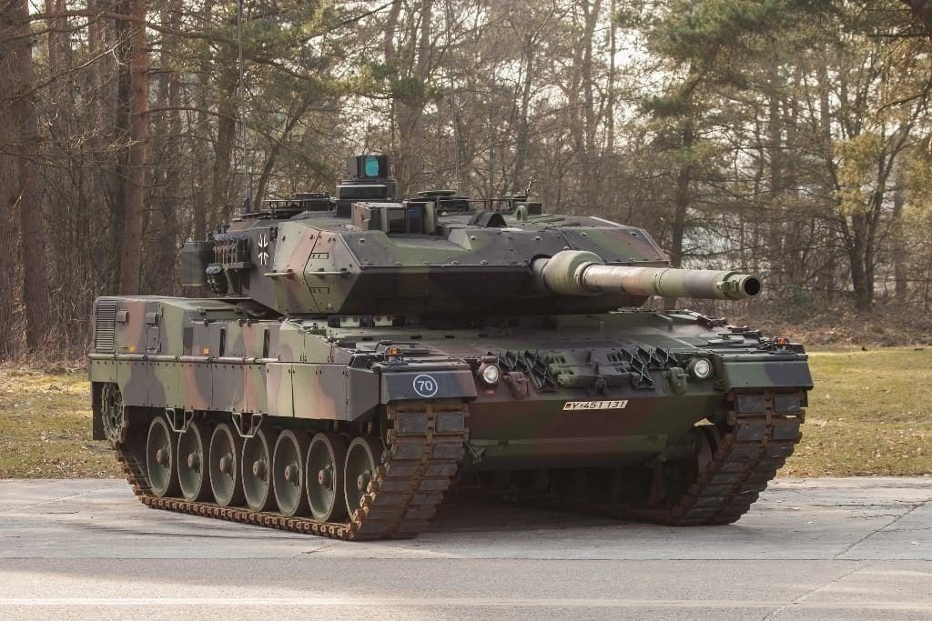 Leopard 2A7 perteneciente al Panzerbataillon 203. Imagen: Bundeswehr.