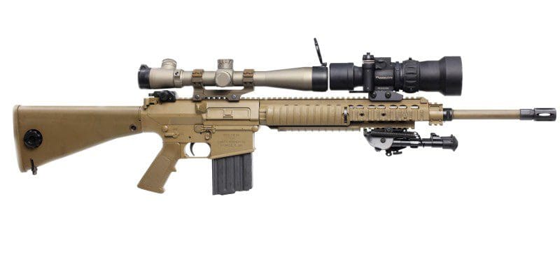Fusil M-110 SASS de Knights Arms. Imagen: KA Inc.