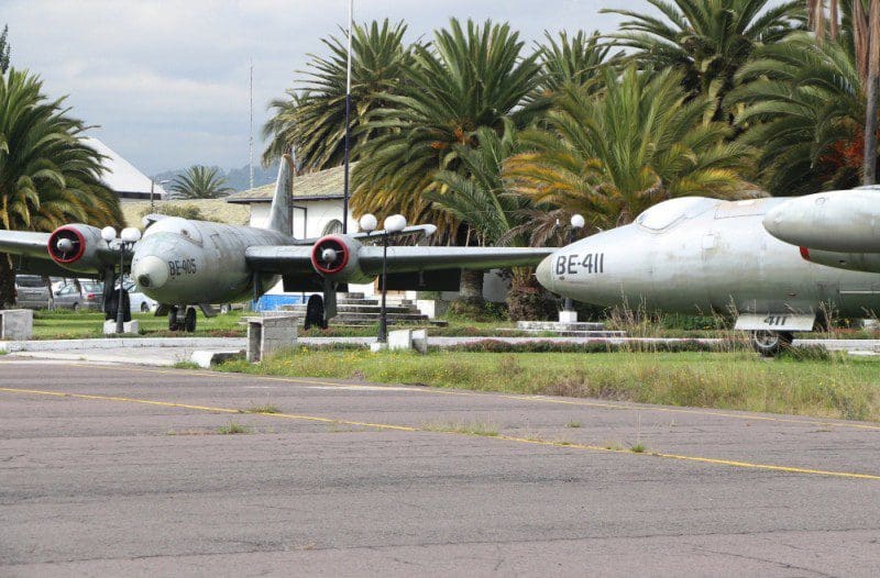 Mk-6 en exhibición en el Museo Aeronáutico y del Espacio de la FAE en Quito. Imagen: PJ Hutt.