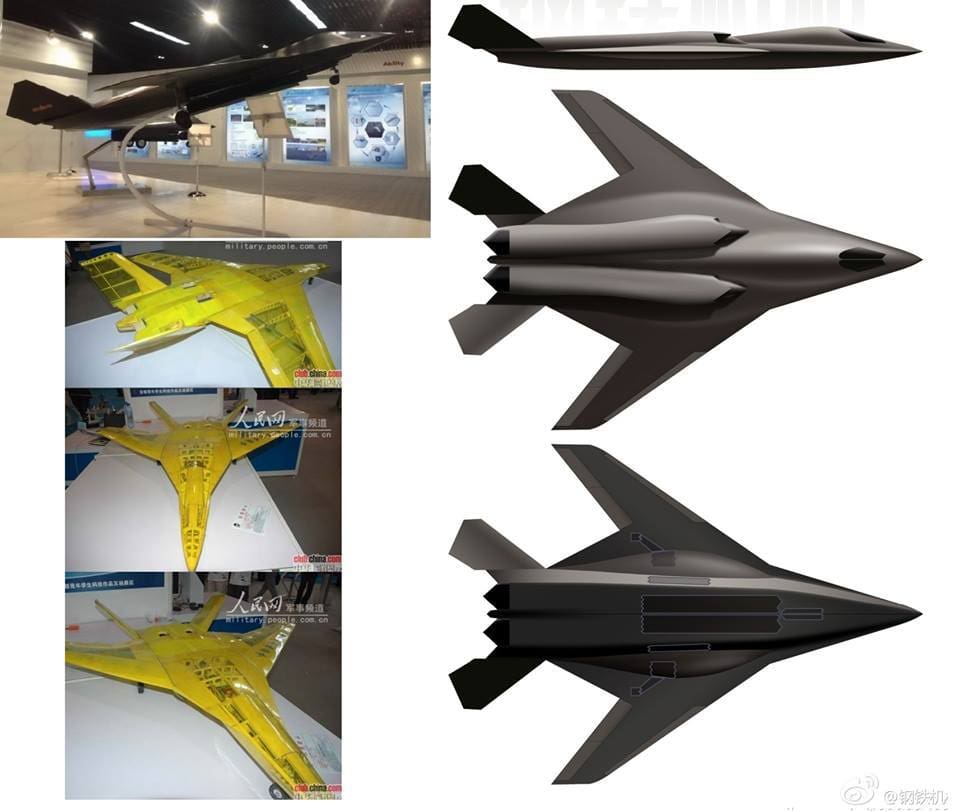 Imagenes del que sería el nuevo bombardero stealth chino