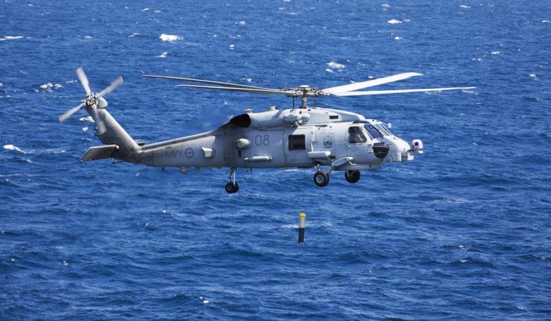 Seahawk australiano durante ejercicio ASW DIPEX. Imagen: LSIS Sarah Williams - RAN