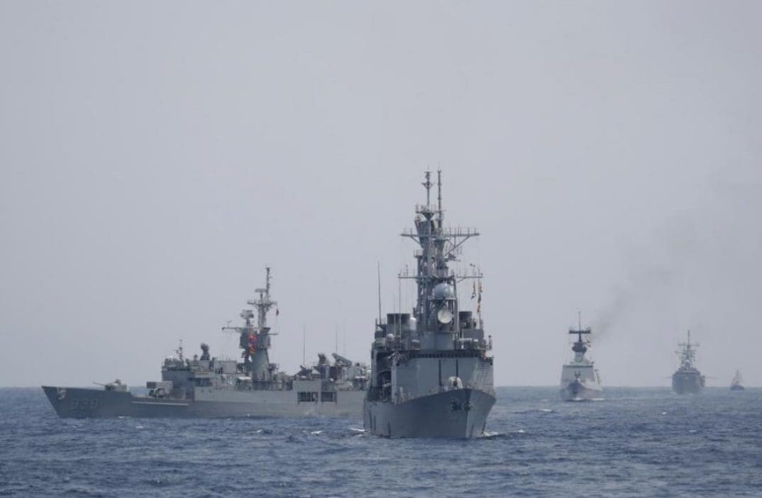 In the context of tensions with China, the US and Taiwanese naval forces conducted secret exercises in the Pacific Ocean