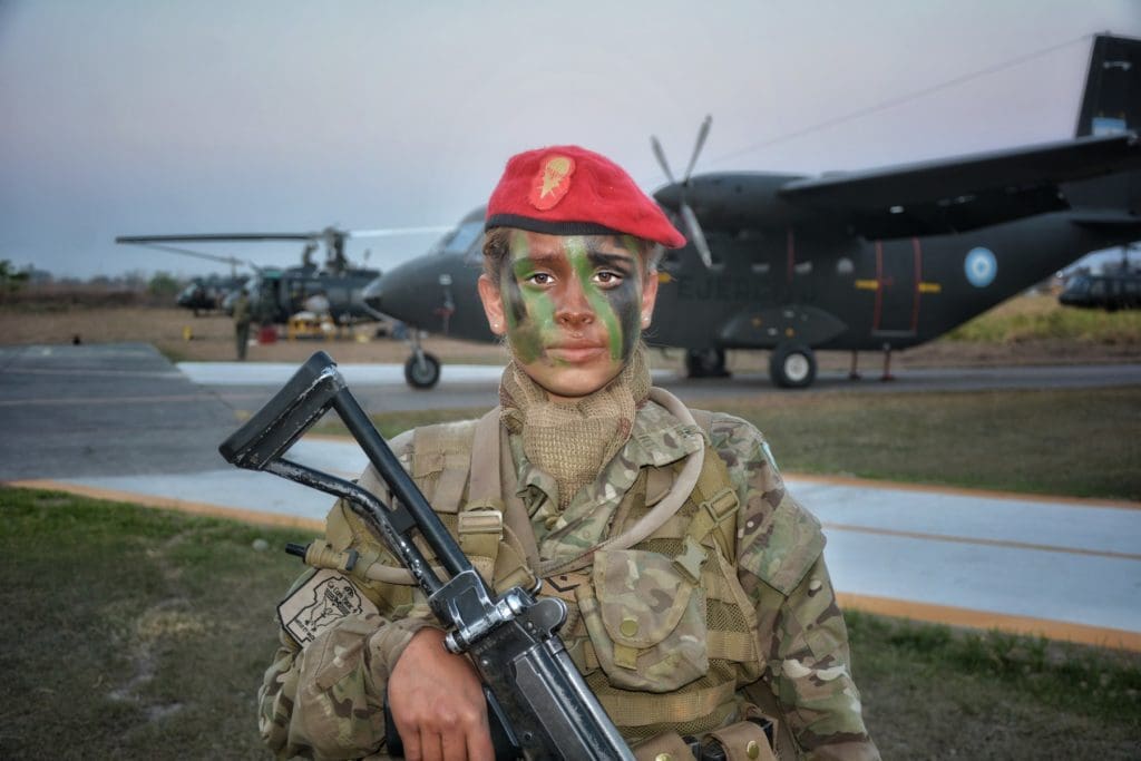 Galería El Regimiento de Asalto Aéreo 601 y la IV Brigada