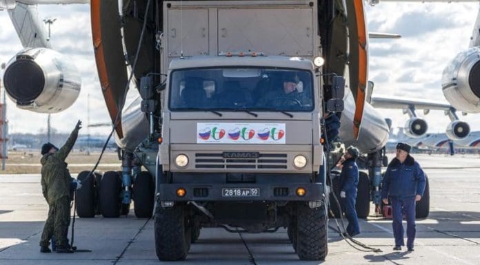 Rusia envía convoy de ayuda