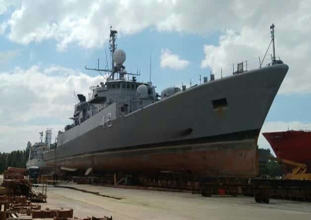 TANDANOR entregará a la Armada Argentina la corbeta ARA Rosales y al