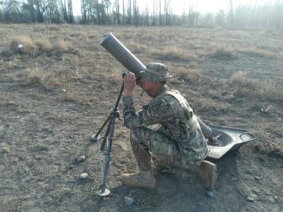El Ejército Argentino despliega sus unidades de artillería en San Luis