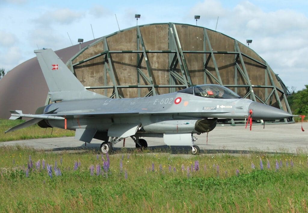 F-16 Fighting Falcon de la Real Fuerza Aerea de Dinamarca. Créditos: Wikipedia