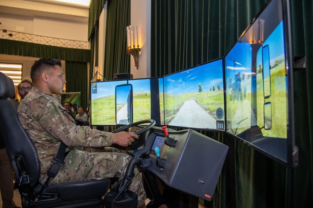 Simulador de conducción. Créditos: Ministerio de Defensa
