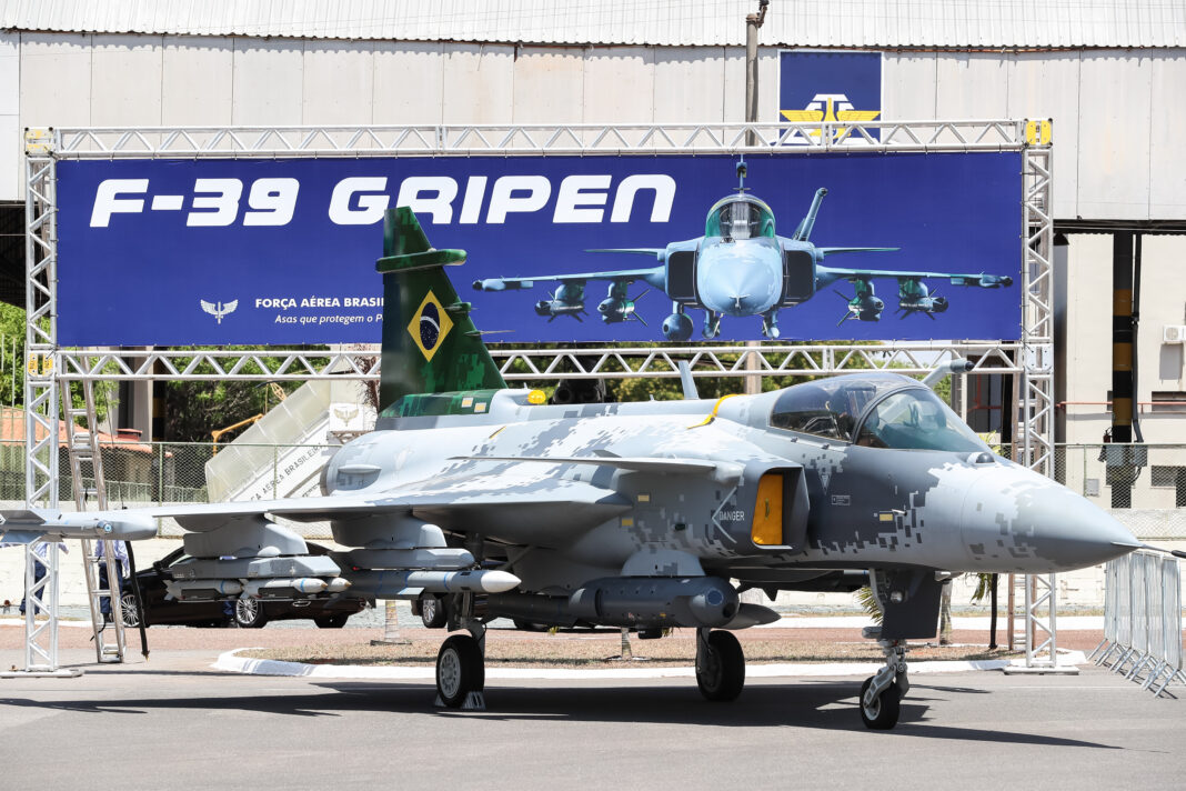 F-39 Gripen. Creditos: Marcos Corrêa/PR