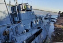 Cañonero Humaitá Créditos Armada de Paraguay