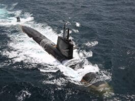 Submarino INS Kalvari. Creditos: Indian Navy