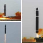 Sistema de misiles balísticos Hwasong-15 ICBM. Créditos: NK News