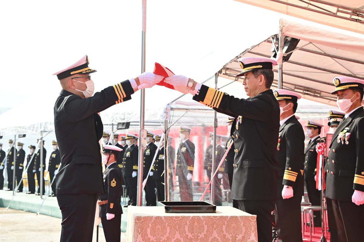 Entra en servicio la cuarta fragata clase Mogami de la Fuerza Marítima