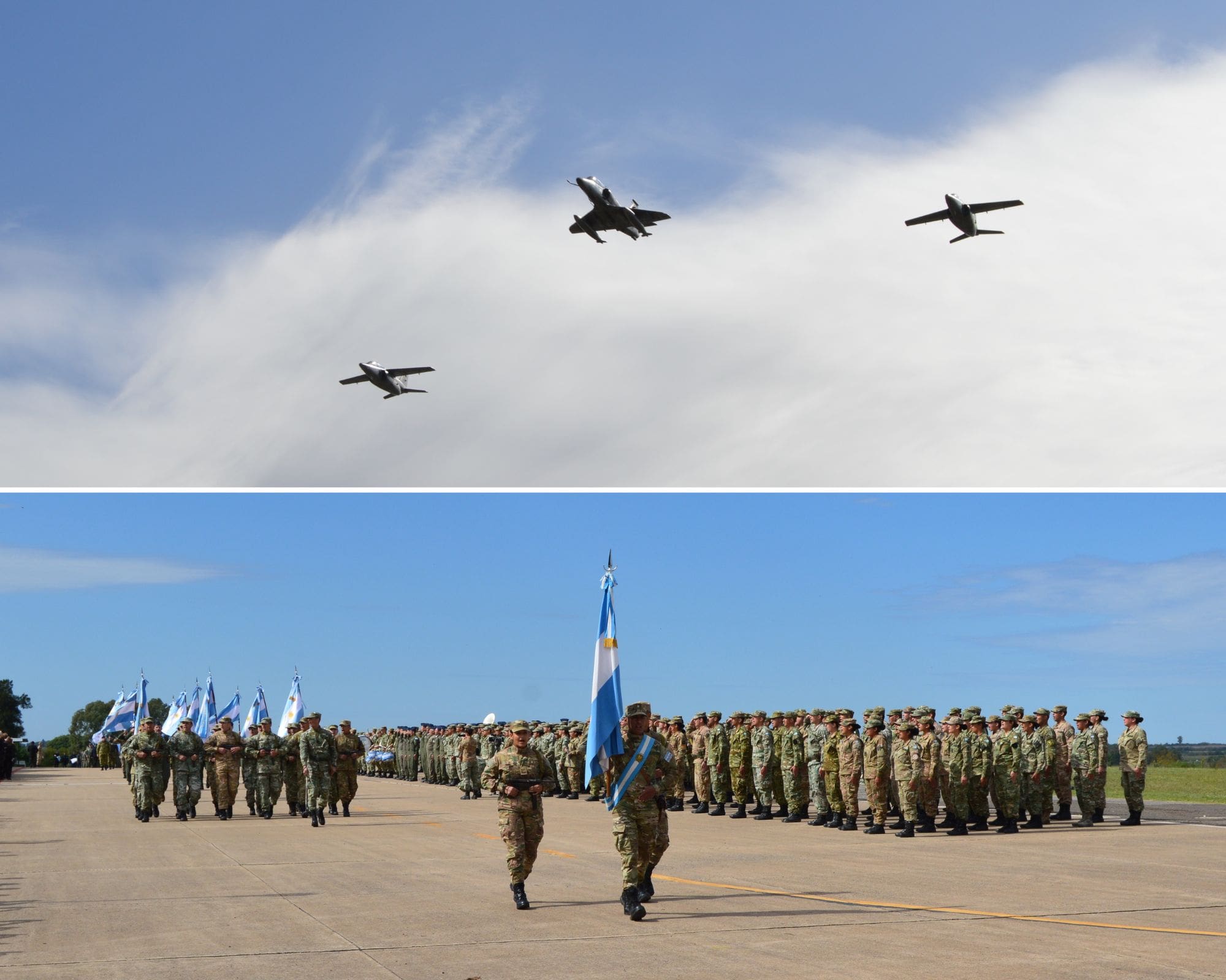 41er aniversario bautismo de fuego de la FAA.-