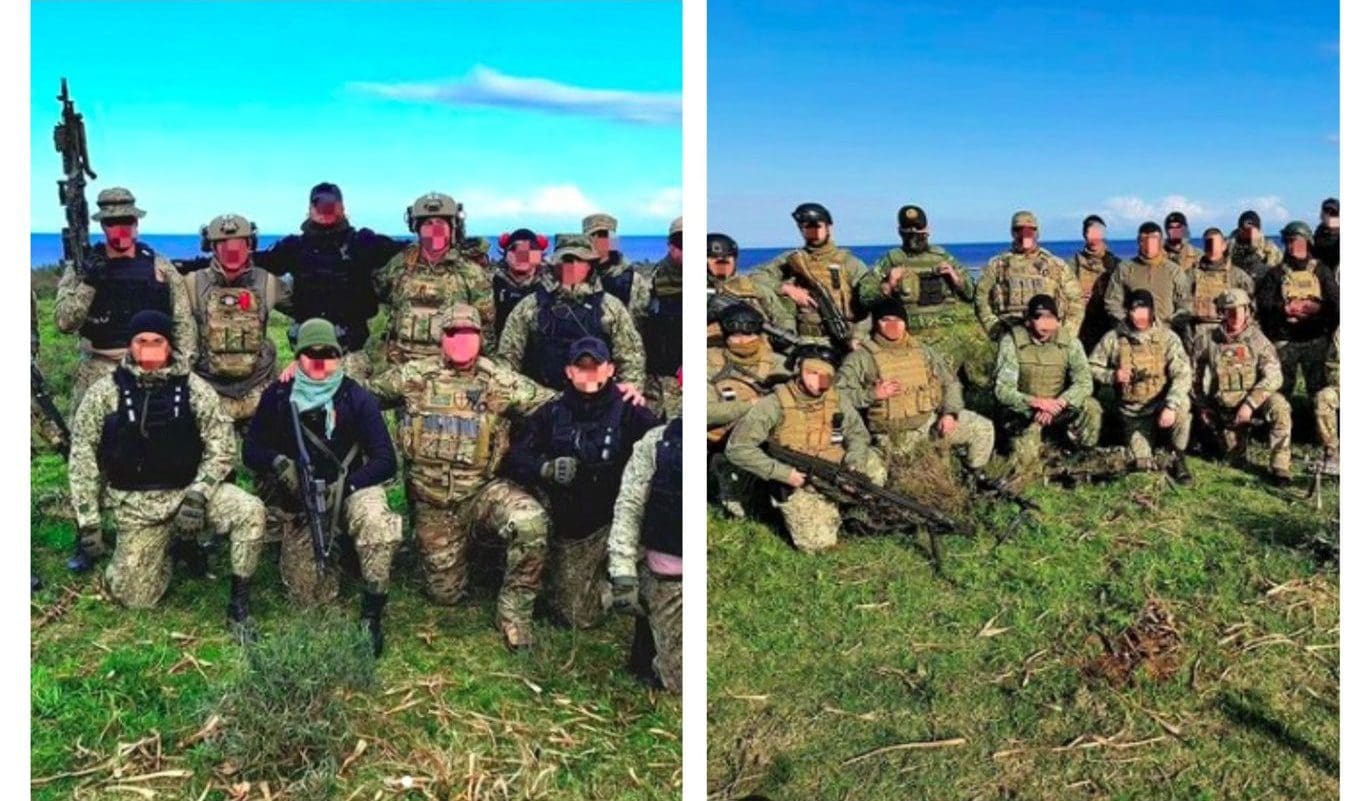 Fuerzas Especiales de los EE.UU. se adiestran con personal de la Armada