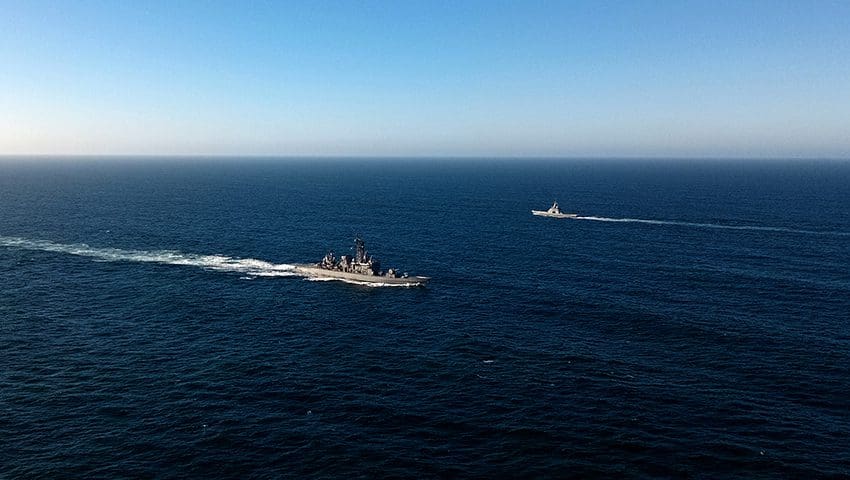 La Armada Argentina recibió al Escuadrón de Entrenamiento de la Fuerza