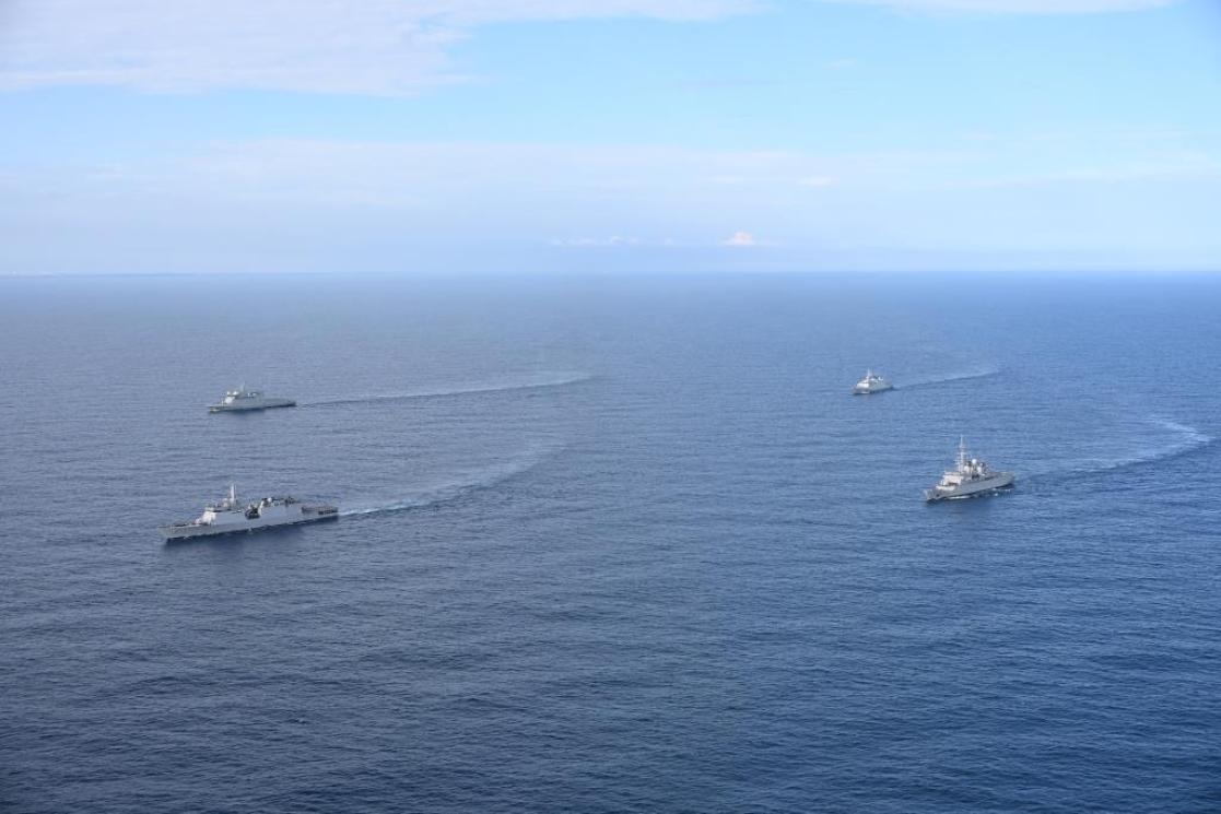 Per la prima volta, navi delle marine di India, Spagna, Francia e Italia sono state impegnate in esercitazioni per rafforzare la sicurezza marittima nelle acque dell’Africa occidentale.
