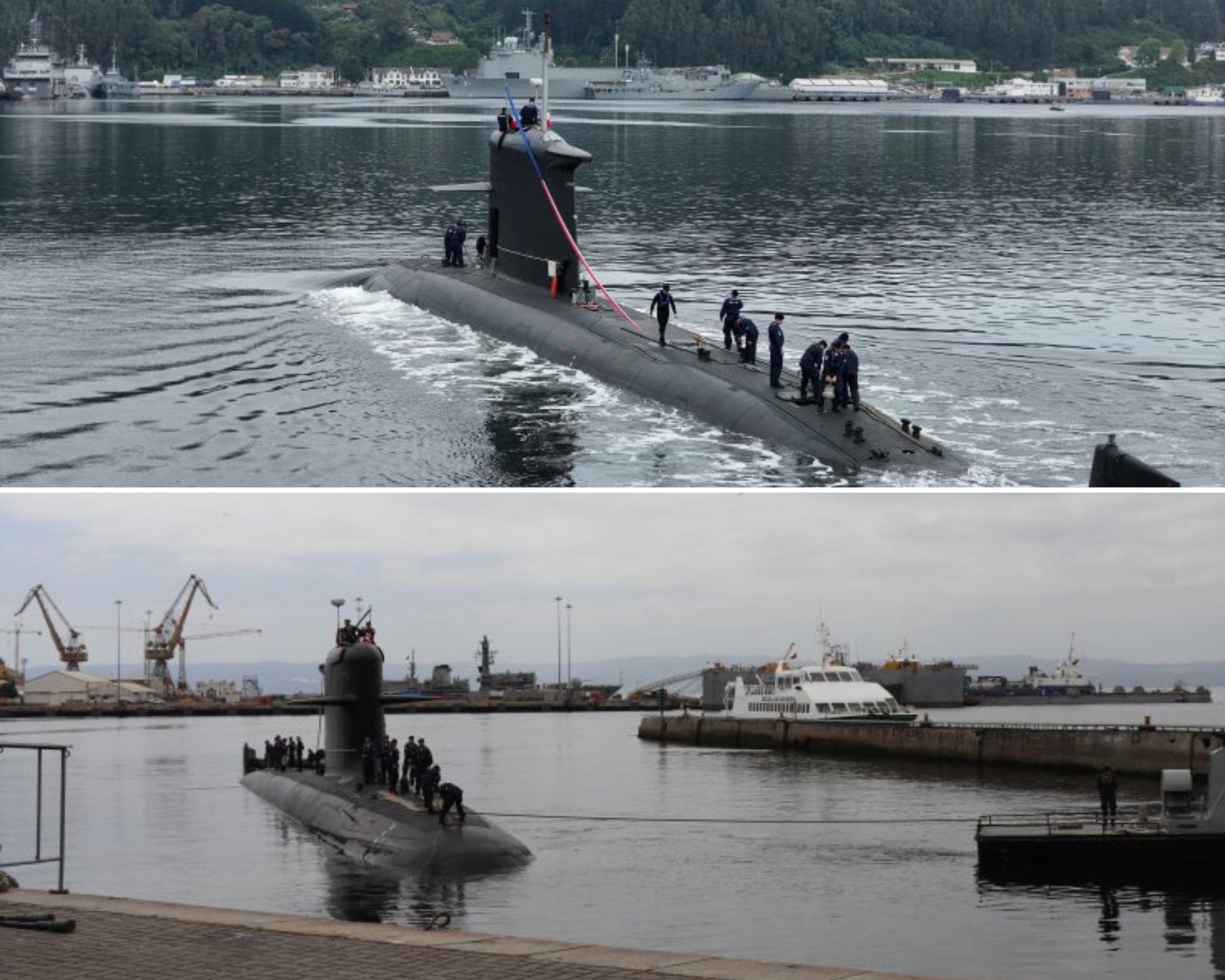 The submarine Carrera returned to Chile after participating in the DESI exercise in the United States.