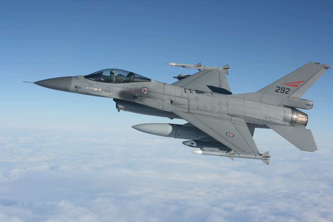 The USA has authorized Denmark, Norway, and the Netherlands to transfer 65 F-16 Fighting Falcon fighter jets to Ukraine