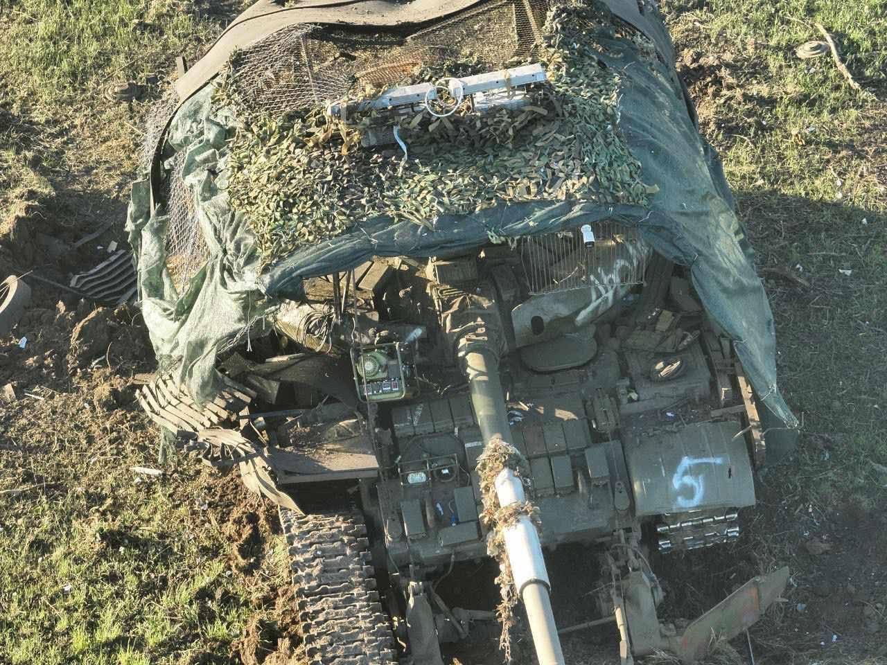 In spite of improvised armor and electronic countermeasures, Russian combat  vehicles continue to fall to Ukrainian FPV drones and mines