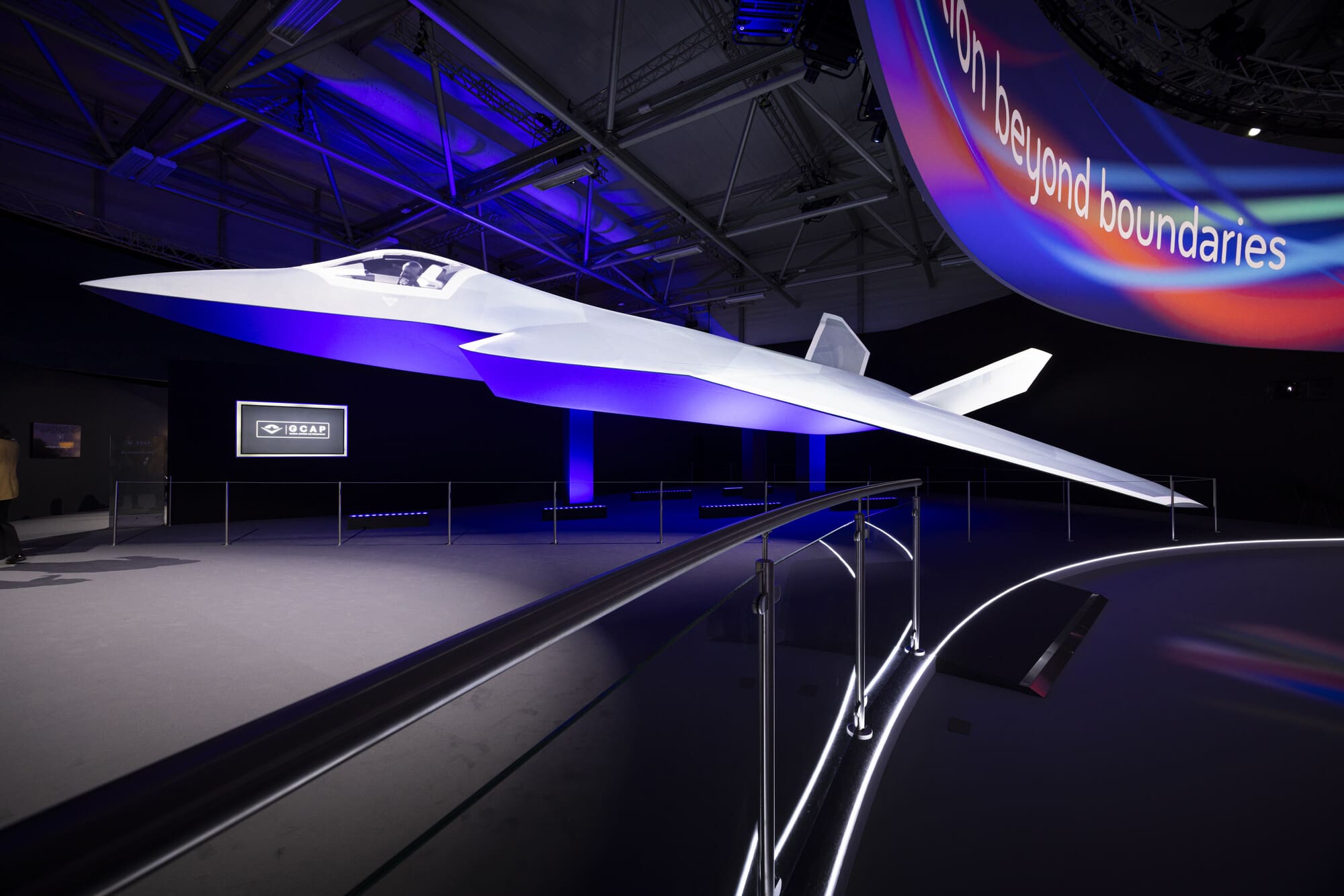 Una maqueta de lo que sería el futuro GCAP