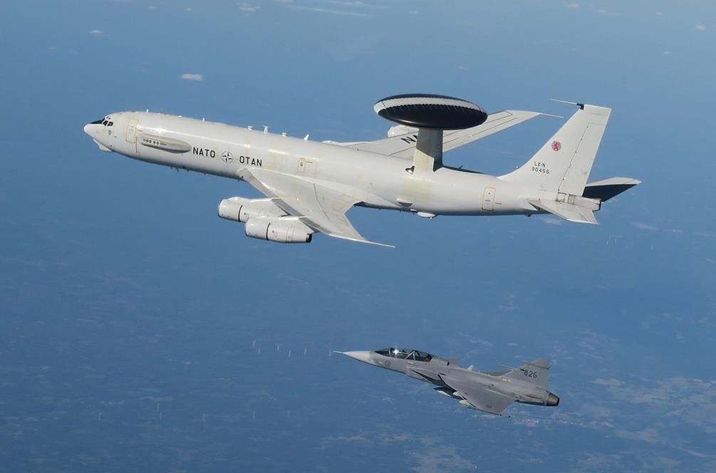 NATO E-3A Sentry AWACS Gripen