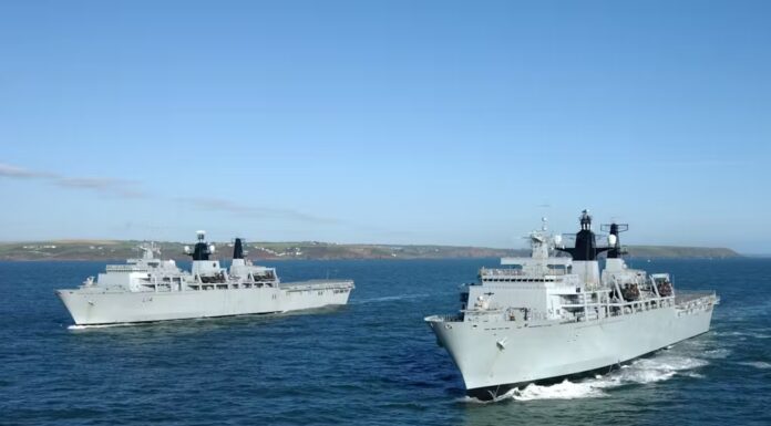 The two amphibious assault ships set to be decommissioned by the United Kingdom could be sold to third countries