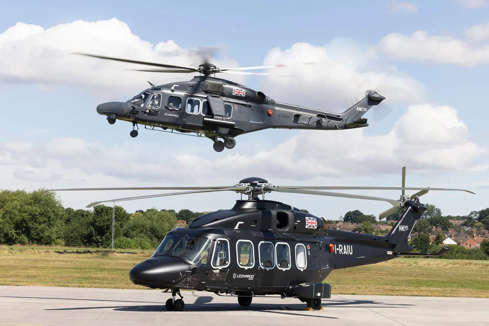 Dos helicópteros Leonardo AW149 propuestos para el Reino Unido