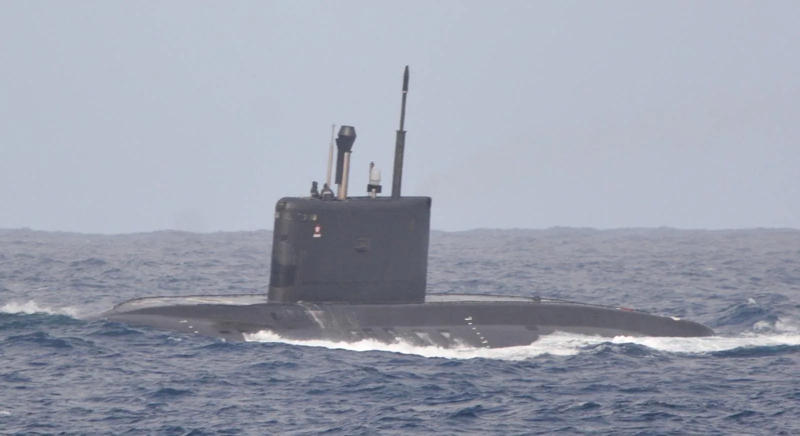 The Russian Navy deploys one of its Kilo II-class attack