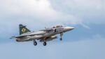 Brazilian Air Force’s experimental Gripen undergoes new Extreme Condition Tests with external loads