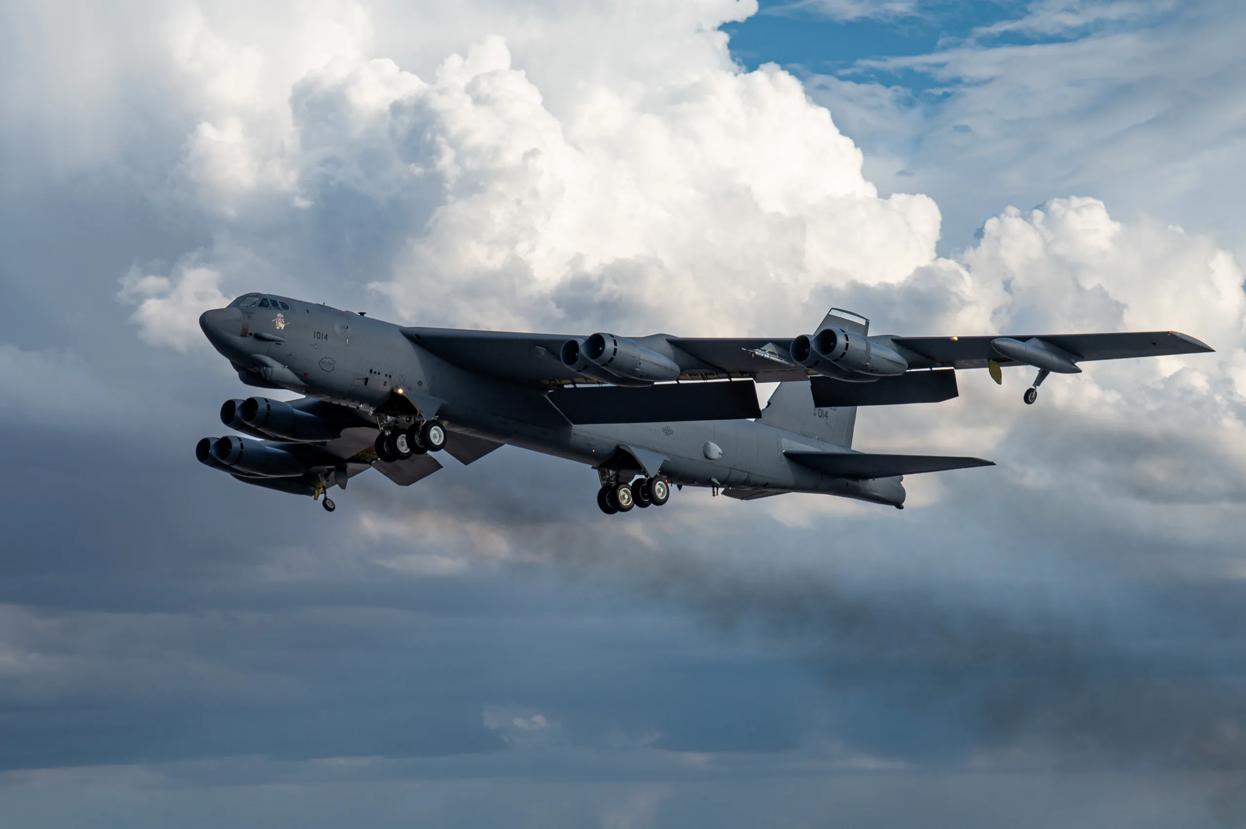 Un bombardero B-52H perteneciente a la USAF