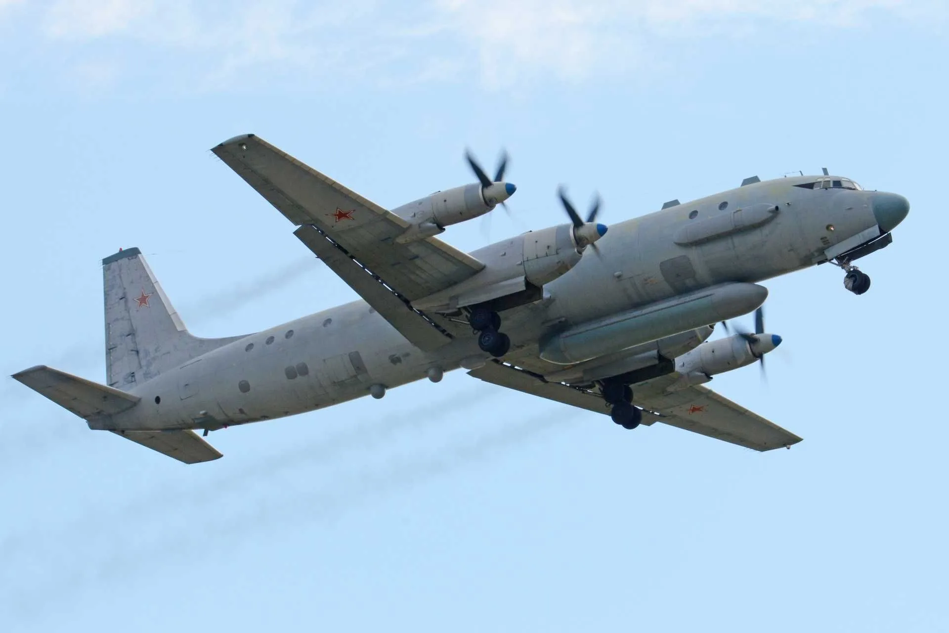 Un avión IL-20 ruso