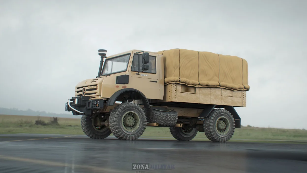 Mercedes Benz Unimog U4000 Ejército Argentino Zona Militar (2)