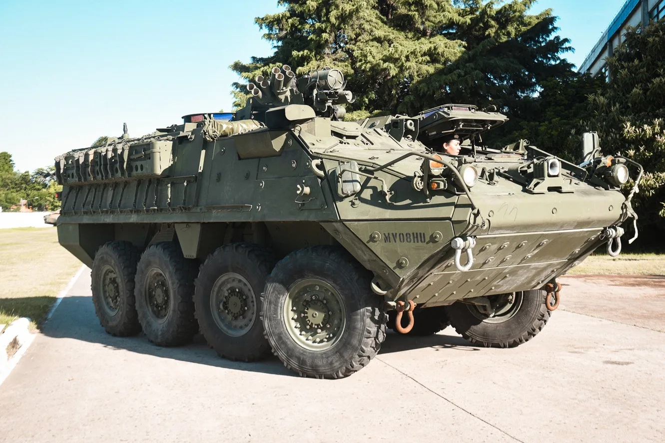 vehículo de combate Stryker del Ejército Argentino