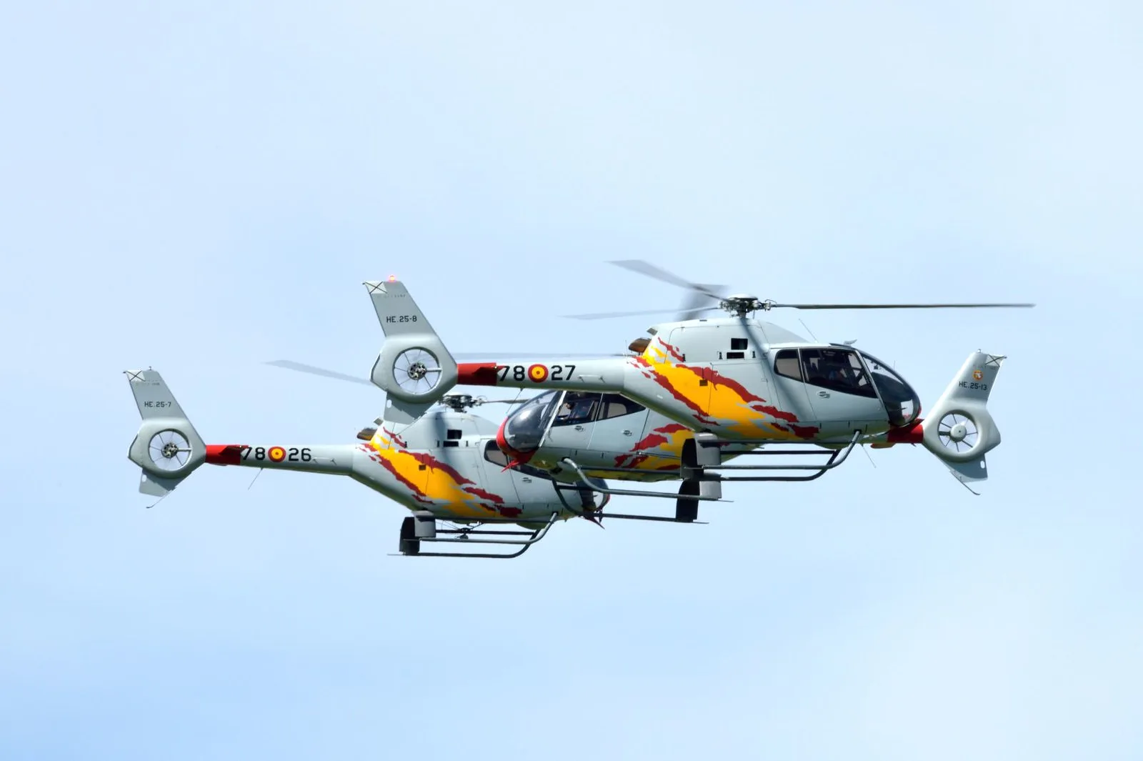Helicópteros EC120 Colibrí - Patrulla Aspa - Ejército del Aire y del Espacio de España