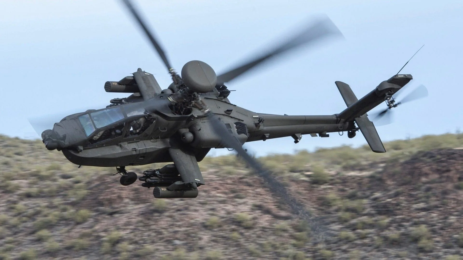 helicóptero AH-64 - Ejército de EE.UU.