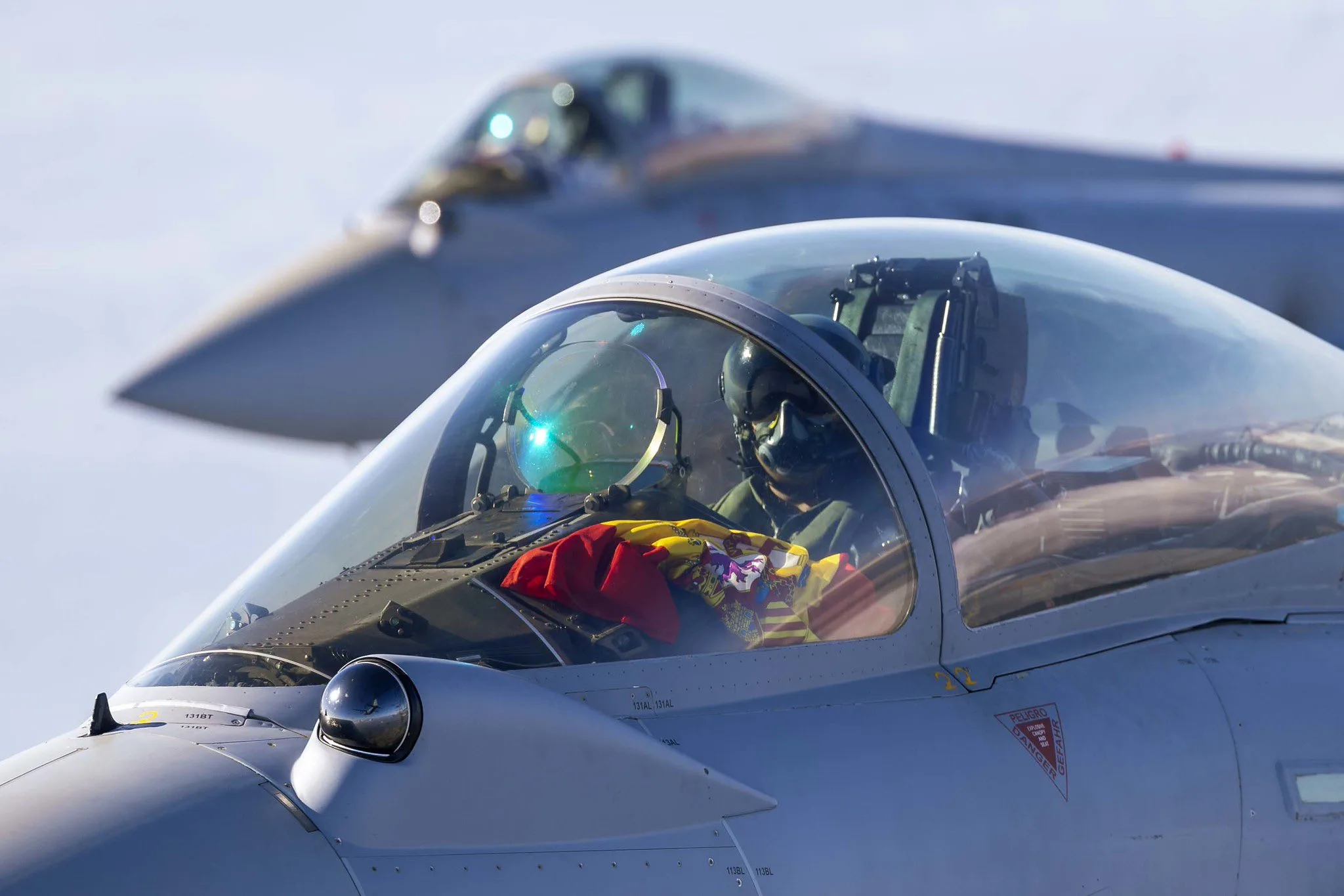 Piloto español de EF-18M