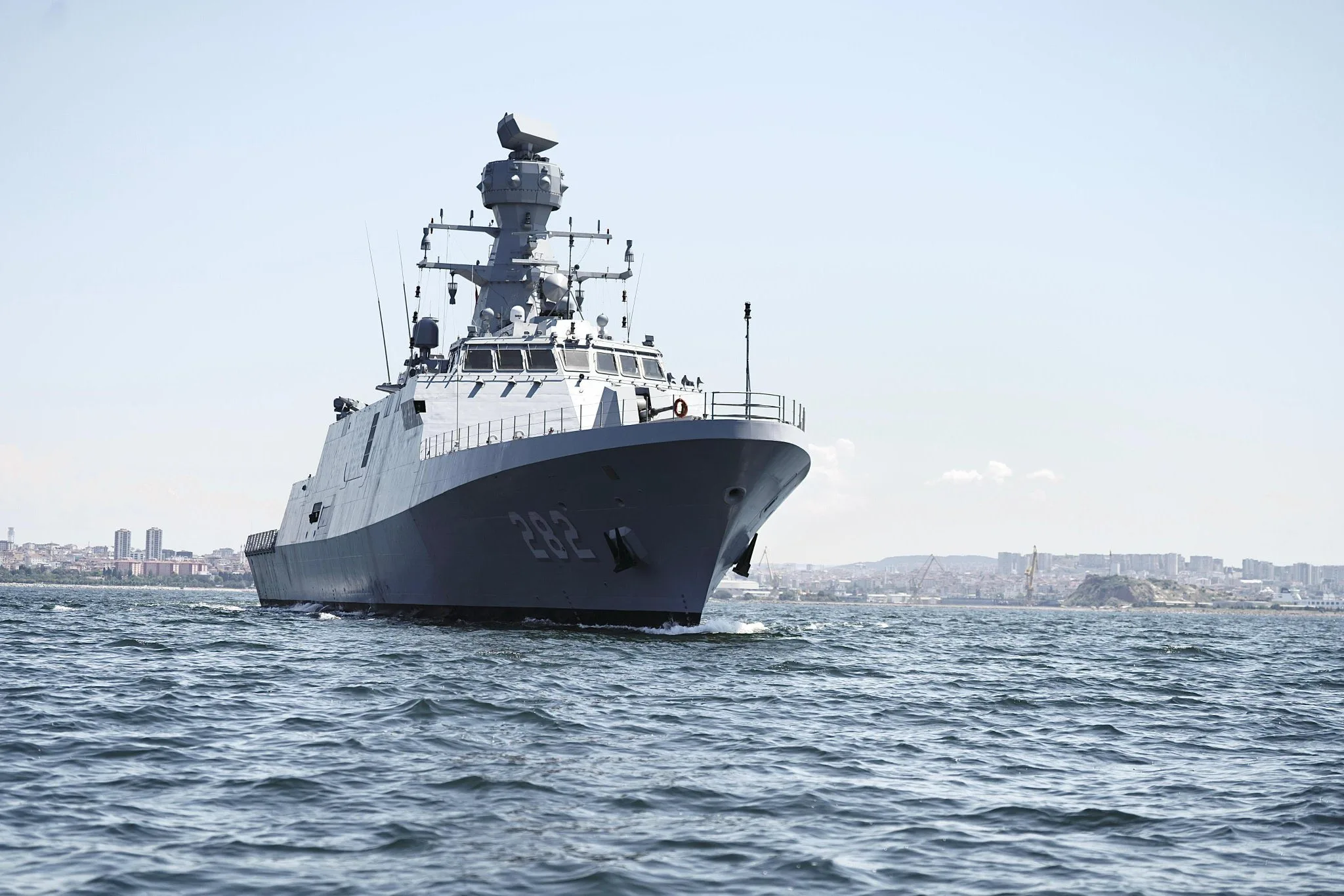 The PNS KHAIBAR (F-282), the second heavy corvette of the Babur class (PN MILGEM), has been added to the Pakistan Navy fleet in a ceremony held at the Istanbul naval shipyard