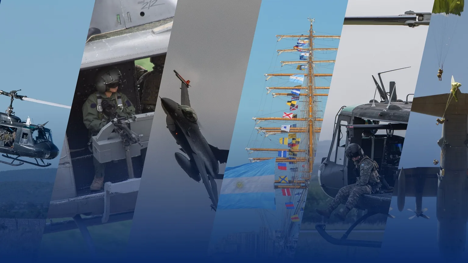 collage fotos zona militar