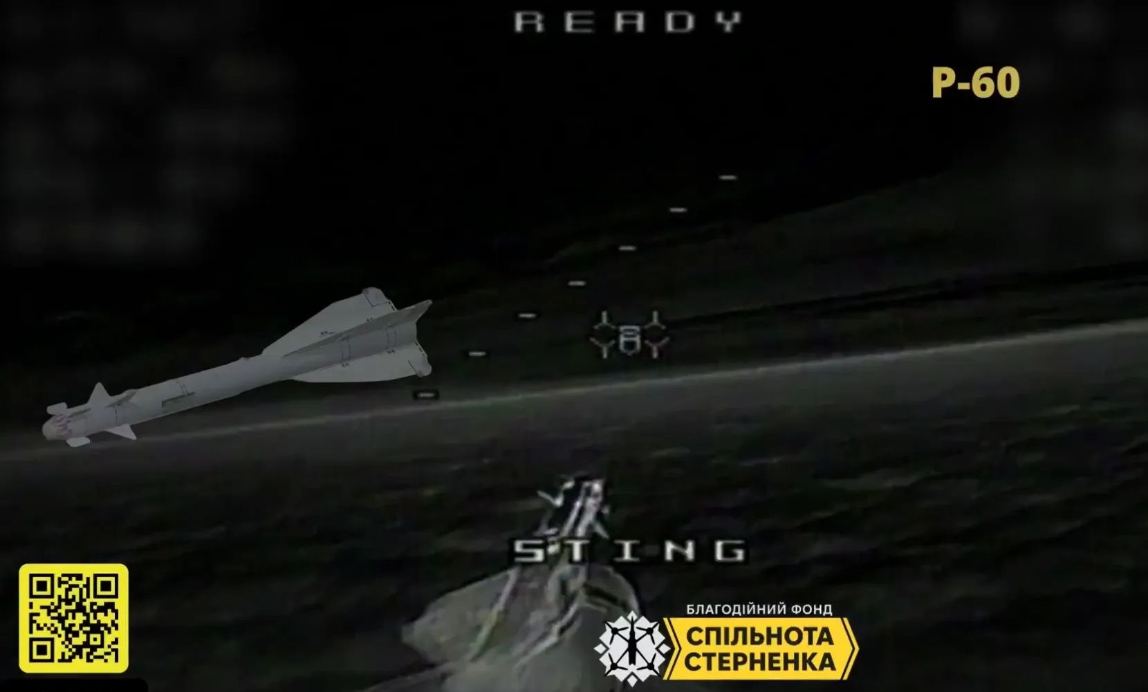 drone ruso shahed armado con un misil R-60