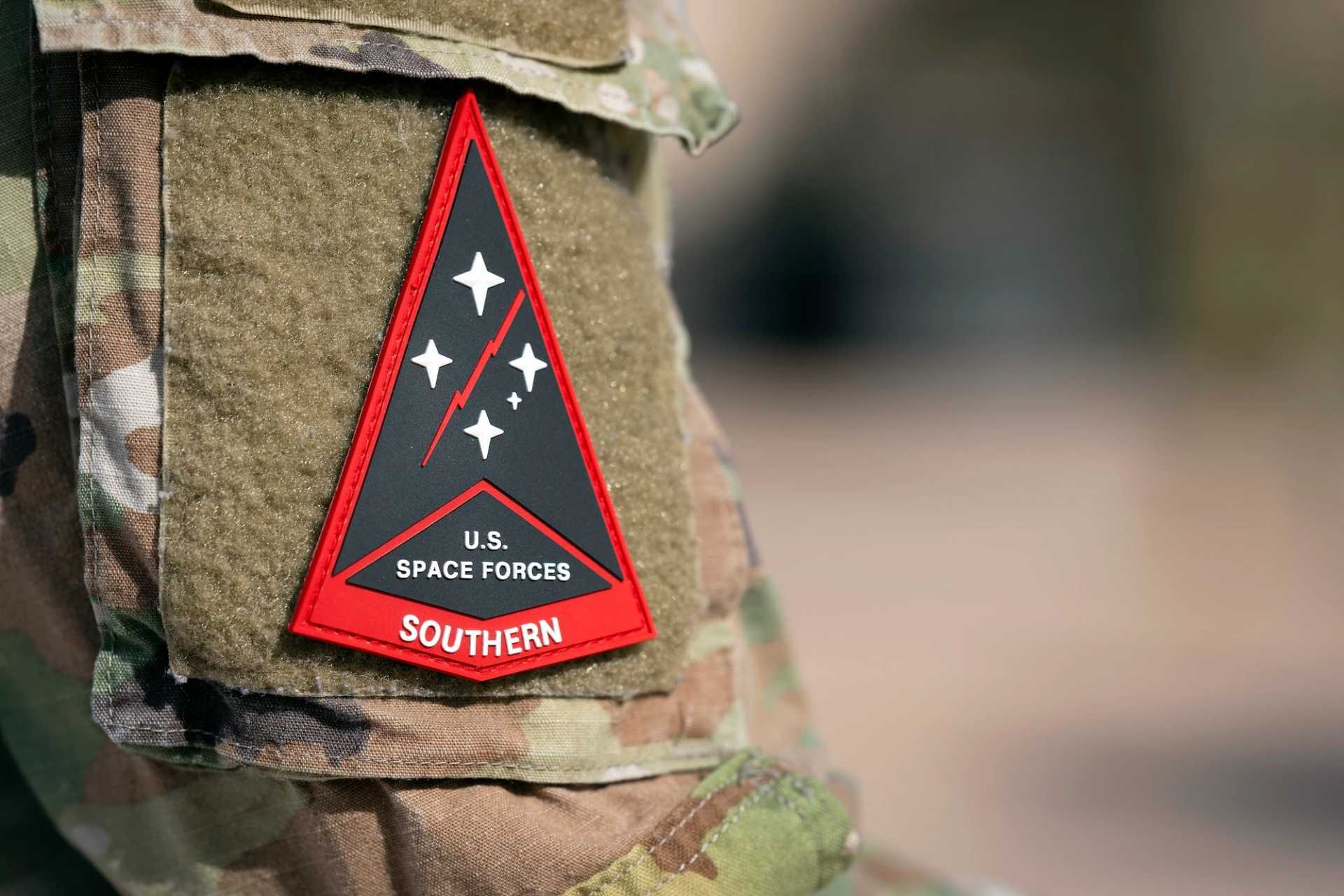 Emblema del componente espacial del Comando Sur de los EE.UU.-