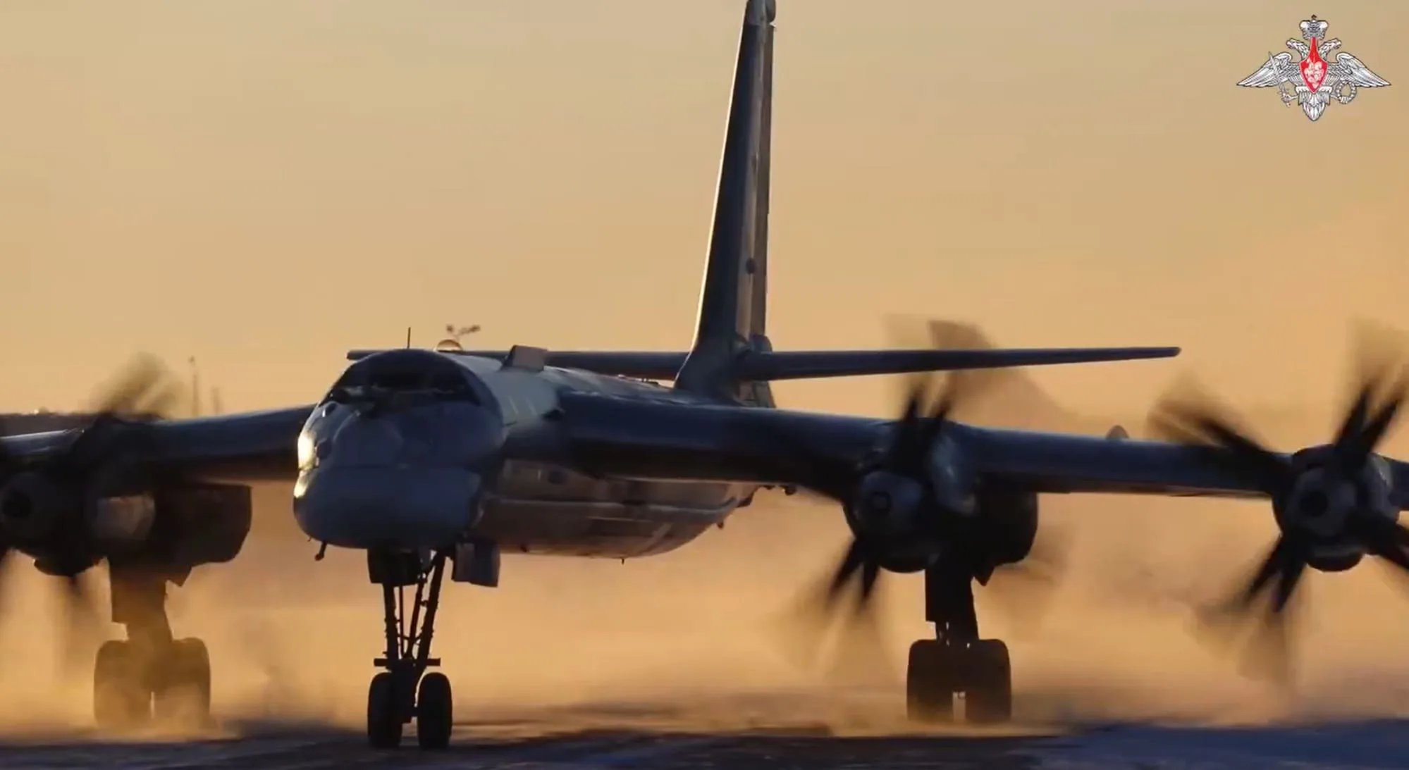 Un bombardero Tu-95MS - Fuerzas Aeroespaciales Rusas