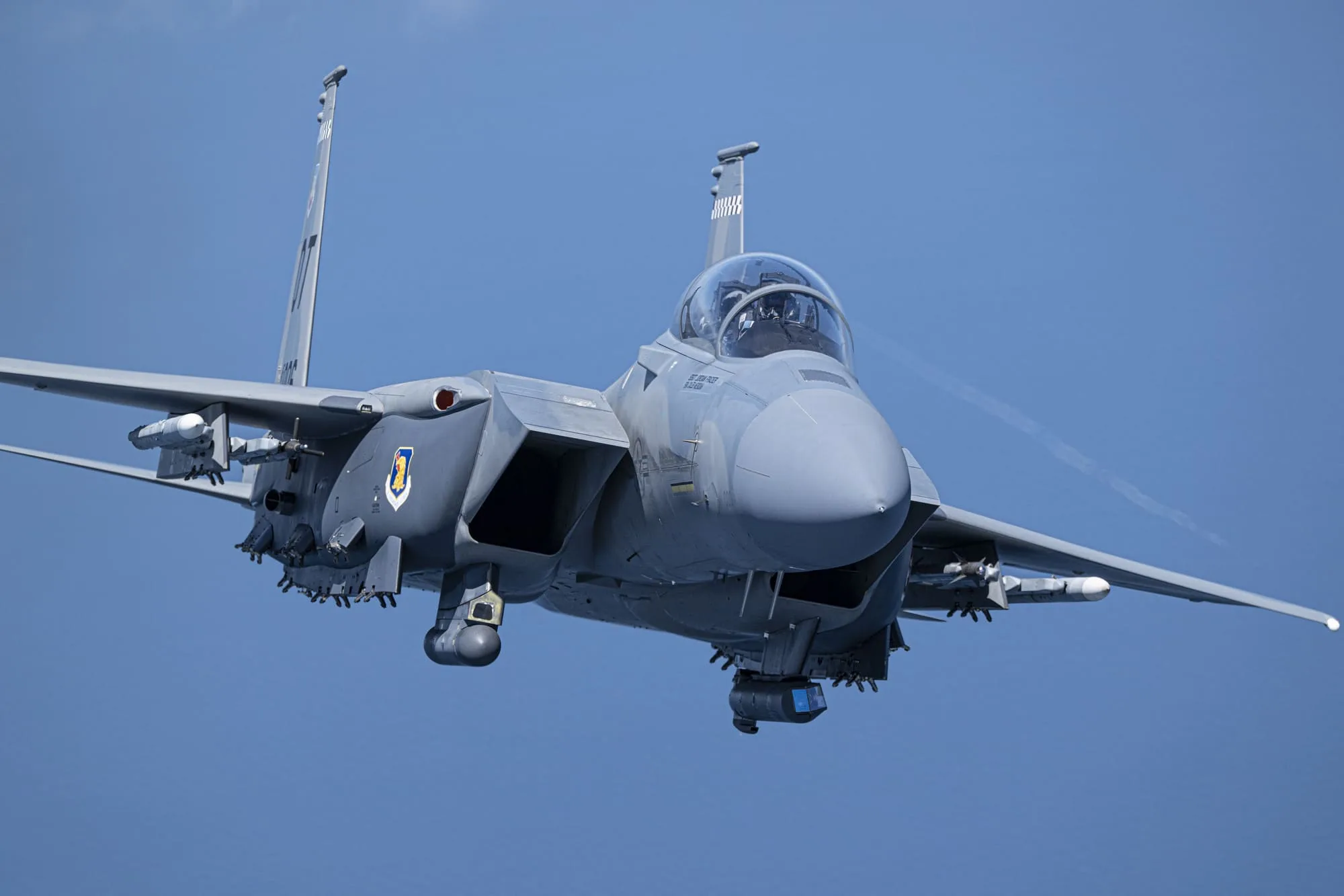 Un caza F-15EX de la USAF