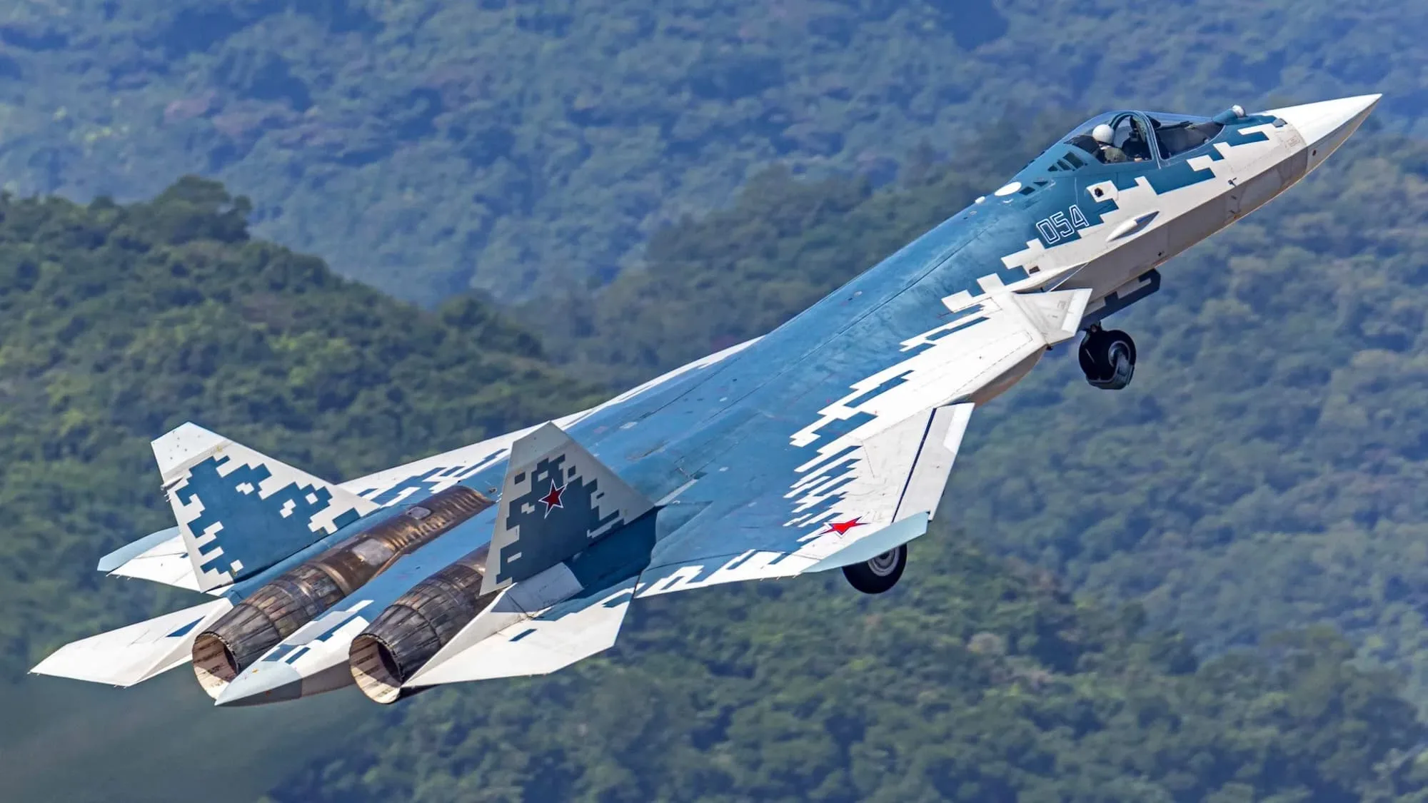 Un caza furtivo ruso Su-57